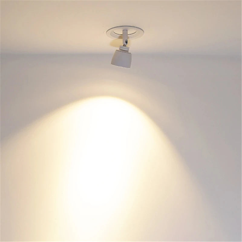 Modern adjustable angle LED ceiling light for kitchen
