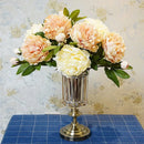 Artificial peony flower branch for elegant decor