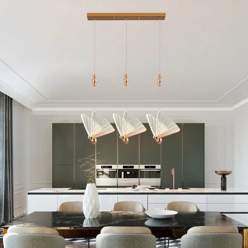butterfly chandelier ceiling decoration for living room and hall - vue 6 sur 13