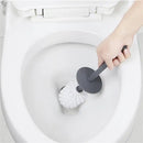 Modern toilet brush with lid and elegant design