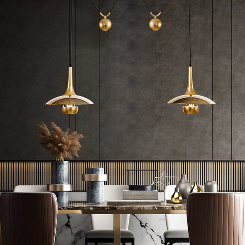 Adjustable creative pendant light for a unique ambience - vue 4 sur 9