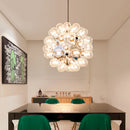 Modern nordic glass ball pendant light for interior decoration