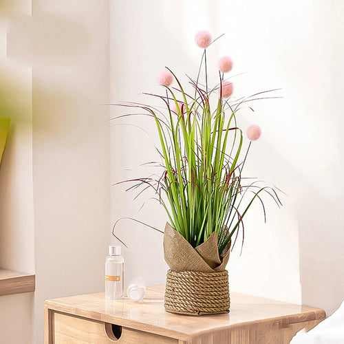 Tropical artificial potted plant for indoor and festive decoration - vue 7 sur 7