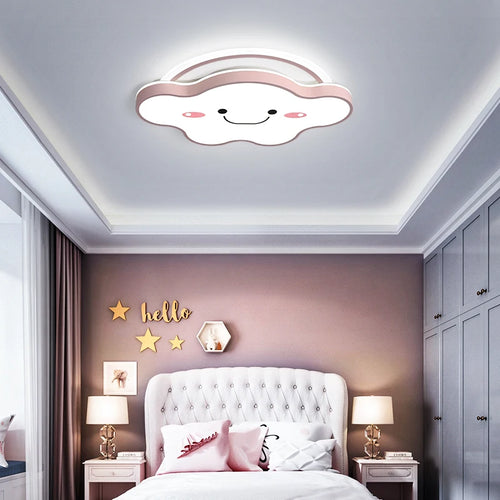 Modern nordic LED ceiling light for children's and students' bedrooms - vue 4 sur 12