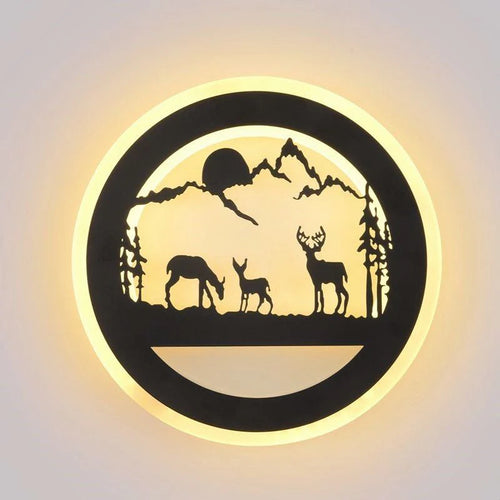 Modern acrylic wall light in American style for elegant interiors