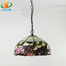 Begonia flower chandelier American style Tiffany lamp decorative lighting