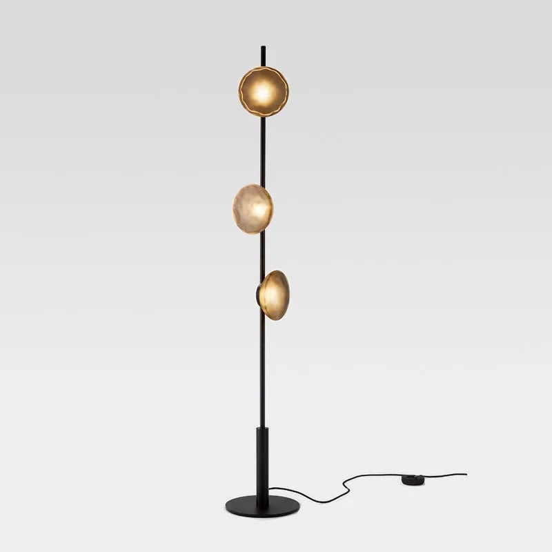 Postmodern Ceto floor lamp in glass and LED