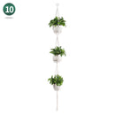 macrame hanging basket for plants crafts home decor