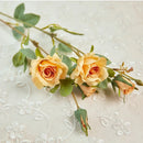 Artificial silk rose flowers for weddings and decoration