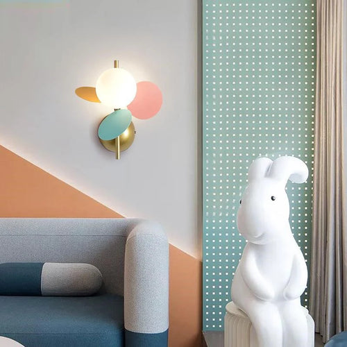 Creative leaf-shaped wall light for children - vue 6 sur 15