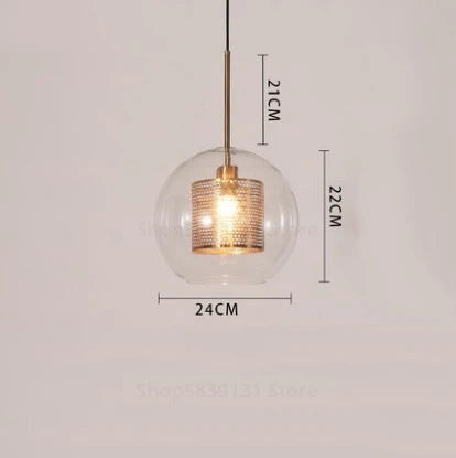 Modern nordic designer pendant light for interior decoration - vue 9 sur 13