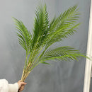 Set of 2 large artificial tropical palm plants for indoor decoration