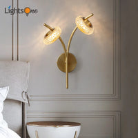 Creative copper wall light for elegant interiors