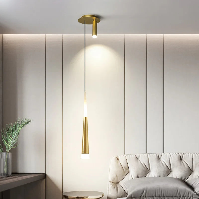 Modern design LED pendant light with long cable