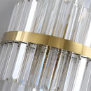 Modern European style crystal wall light for decorative interiors