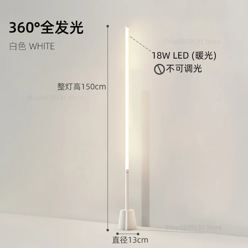 Modern nordic minimalist 360-degree super bright floor lamp - vue 14 sur 14