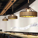 Vintage industrial rope kitchen pendant light