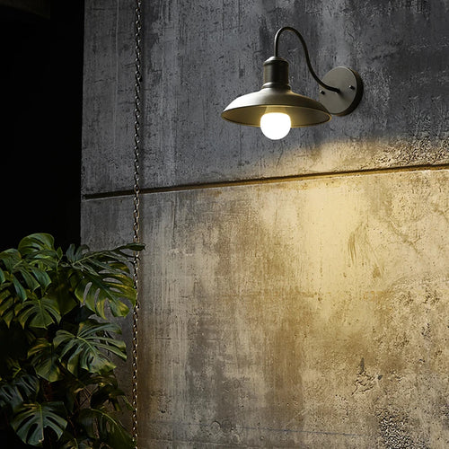 Waterproof outdoor light in vintage American loft style - vue 3 sur 12