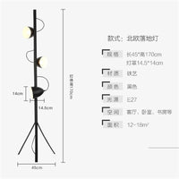 Creative nordic iron floor lamp for indoor use