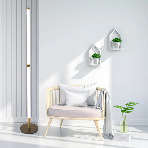 Modern detachable corner floor lamp with LED light - vue 4 sur 15