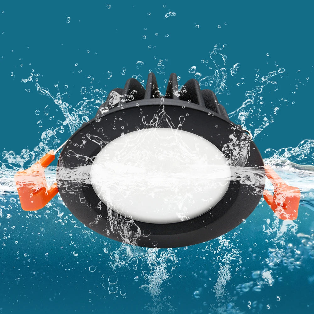 Round waterproof LED spotlight for indoor lighting
