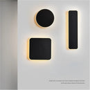 Led wall lamp with touch switch for bedroom, bedside, indoor stairs, square and rectangle light 10w 12w 13w