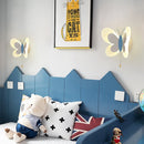 Creative cartoon butterfly LED wall light for children