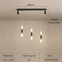 Modern adjustable LED chandelier for versatile spaces
