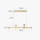 Creative modern minimalist wooden LED pendant light