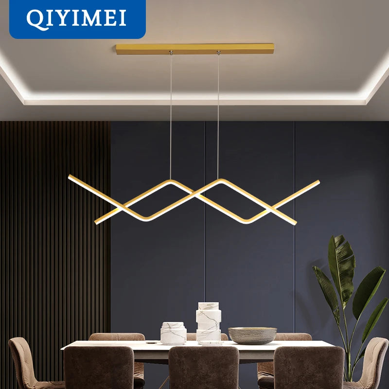Modern dimmable LED pendant light for indoor lighting