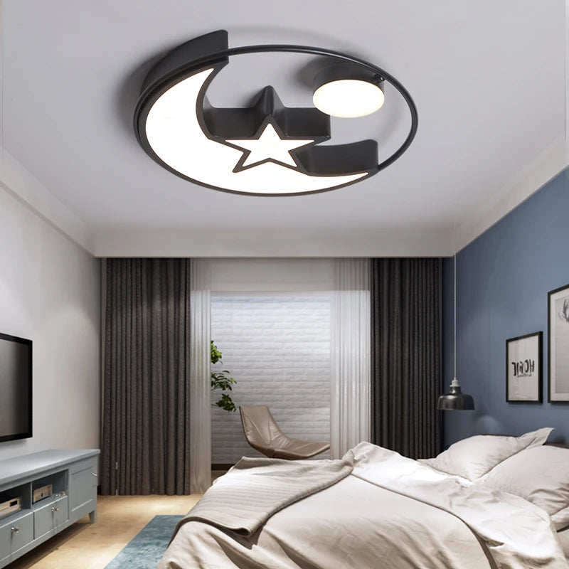 Decorative LED ceiling light for indoor children’s room and nursery
