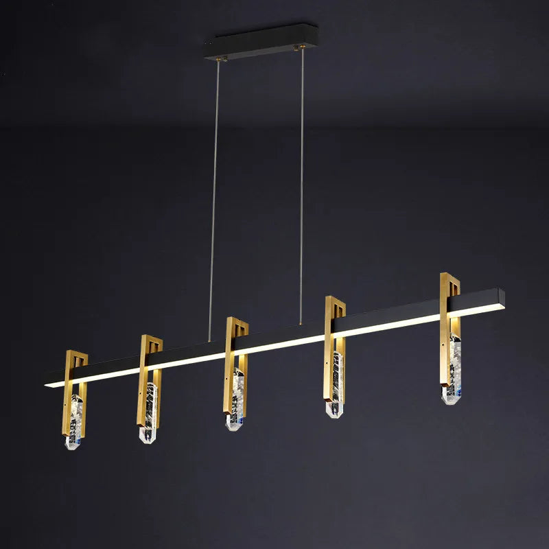 Postmodern crystal pendant lights for Nordic interior decor