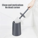 Modern toilet brush with lid and elegant design