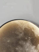 Modern LED moon wall lamp luxury art decor