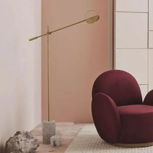 Nordic iron floor lamp with industrial style for interior decoration - vue 2 sur 8
