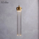 Nordic creative striped glass pendant light for modern lighting