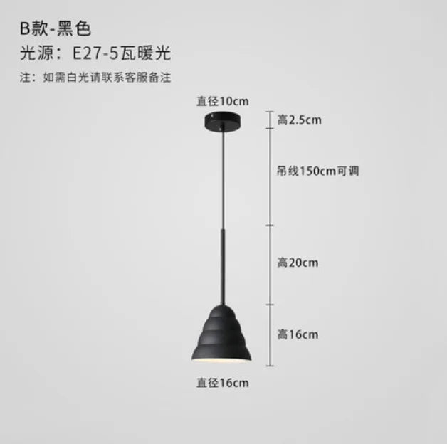 Nordic decorative pendant light for creative indoor lighting - vue 12 sur 14