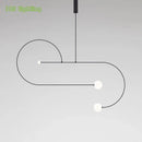 Modern black metal pendant light for contemporary interiors