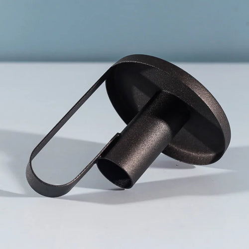 Simple and elegant forged metal candle holder for decoration - vue 3 sur 7