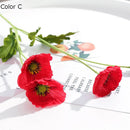 New artificial poppy flower garden decor for parties