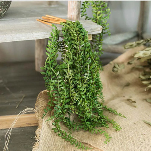 Artificial succulent plants for rattan wall decoration - vue 3 sur 7