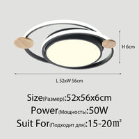 Modern and elegant LED ceiling light for indoor lighting