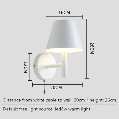 Modern nordic style indoor wall light