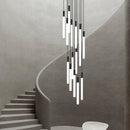 Modern spiral LED chandelier for indoor lighting