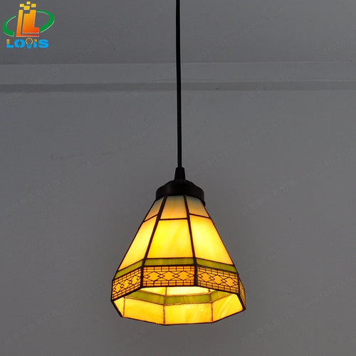 Tiffany style glass chandelier for elegant interior decoration - vue 9 sur 13