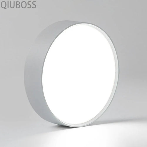 Round and square LED panel ceiling light for interior decoration - vue 3 sur 10