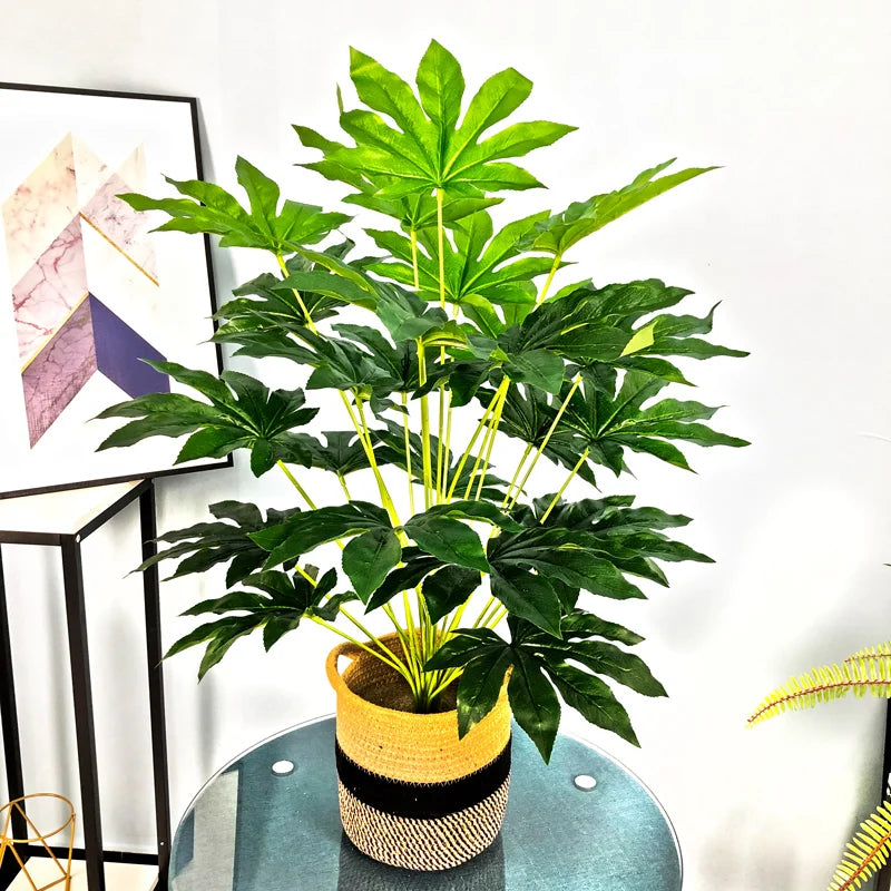 Artificial tropical monstera plant for indoor and outdoor decoration