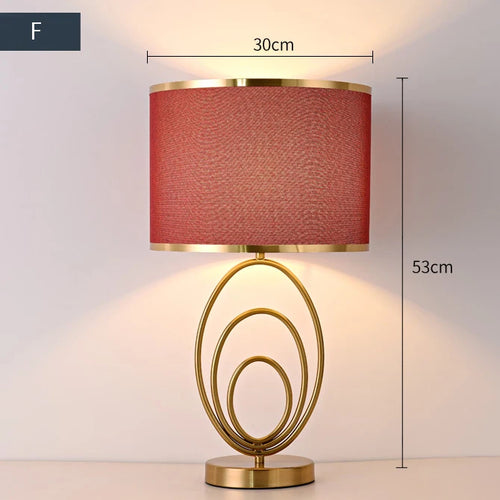 Postmodern Nordic minimalist luxury table lamp - vue 10 sur 12