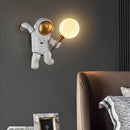 Nordic LED astronaut moon wall light for bedroom, kitchen, study, hallway