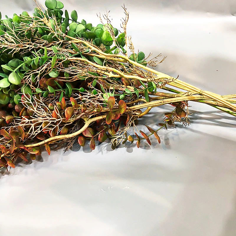 Artificial eucalyptus rattan plants for wall and outdoor decoration - vue 4 sur 8